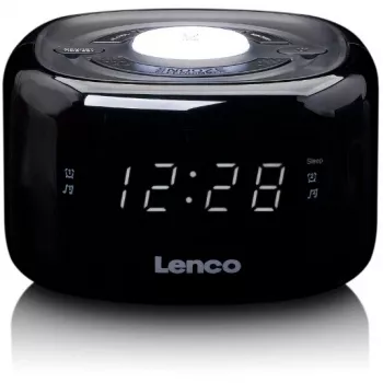 Lenco CR-12BK Radijas Laikrodis Skaitmeninis Juodas (CR-12)