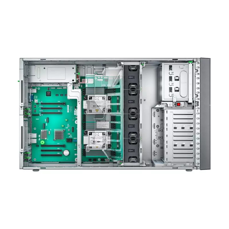 Fsas Technologies Fujitsu PRIMERGY TX2550 M7 - Server - bokštinis - dviejų procesorių galimybė - 1 x Xeon Gold 5515+ / 3,2 GHz - RAM 32 GB - SATA/SAS - Hot-Swap 6,4 cm (2,5 colio)
