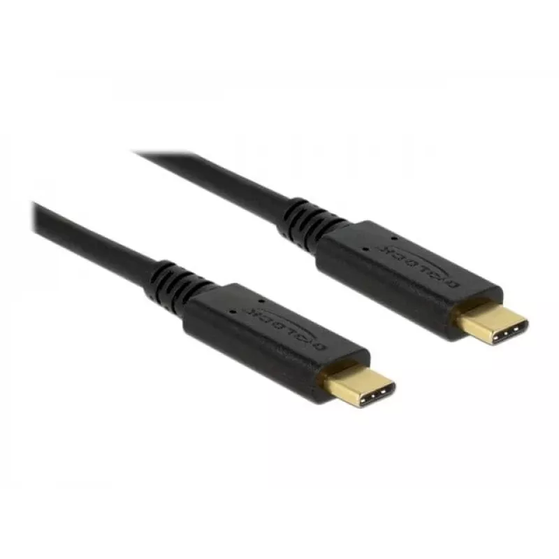USB-C laidas DeLOCK 83042 USB 3.2 Gen 2 0,5 m juodas