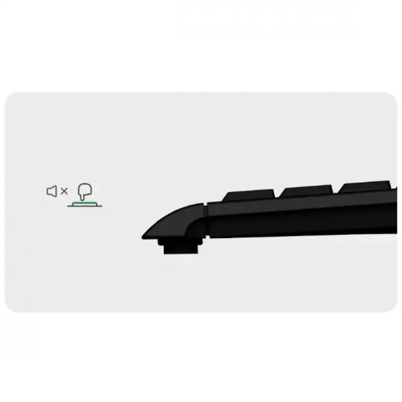 Klaviatūra KeySonic KSK-5011ELC (DE) USB QWERTZ juoda