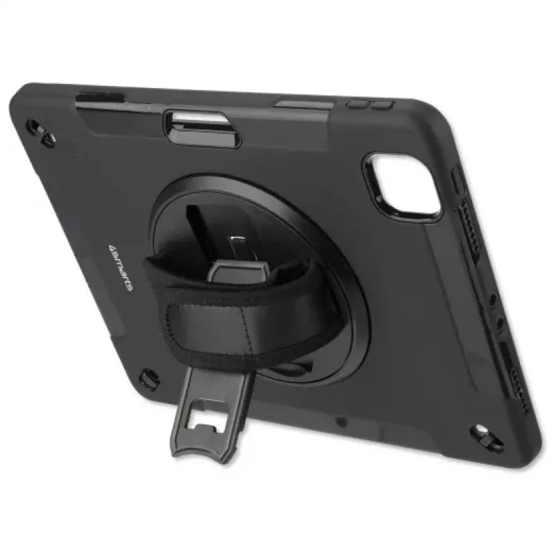 4smarts - Galinis dangtelis planšetei - Patvarus - Termoplastinis poliuretanas (TPU) - Juodas - Apple 10.9 iPad Air (4. kartos) (467841)