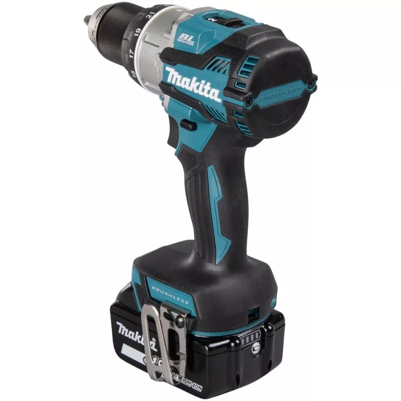 Atsuktuvas / gręžtuvas Makita DHP489RTJ, 1800 RPM, juoda, mėlyna