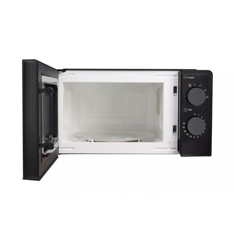 Mikrobangų krosnelė ESPERANZA ESTOFADO – 20 L, 700 W, 5 galingumo lygių, 24,5 cm sukamoji lėkštė, juoda