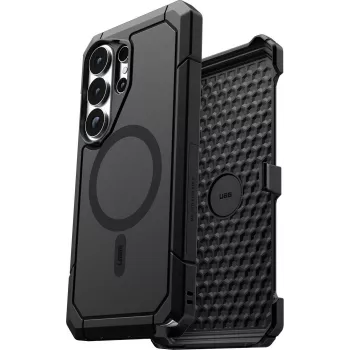 UAG Urban Armor Gear rinkinys: Trooper dėklas su magnetiniu moduliu ir diržo laikikliu, Samsung Galaxy S26 Ultra, juoda matinė, 2145461BV01