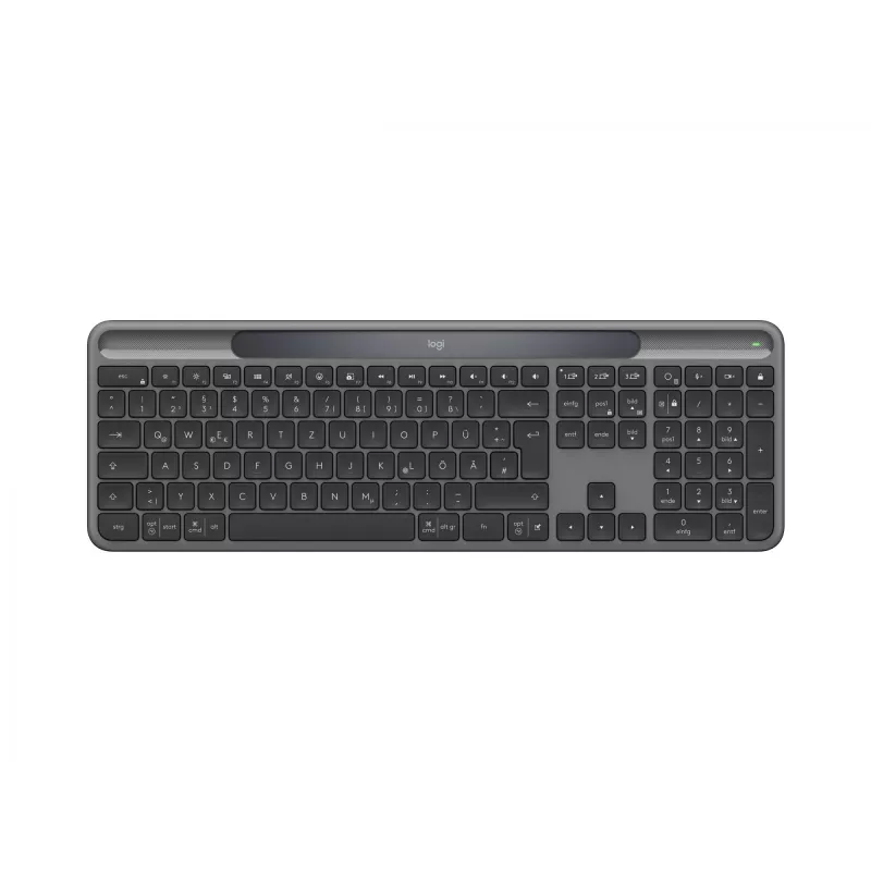 Logitech belaidė klaviatūra RF ir Bluetooth, QWERTZ vokiškas išdėstymas, grafito spalva 920-013773
