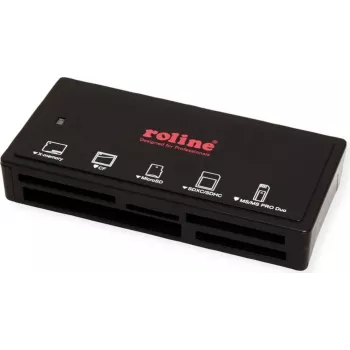 ROLINE USB 3.2 Gen1 kelių kortelių skaitytuvas juodas (15.08.6249)