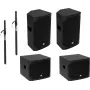 Aktyvių PA kolonėlių rinkinys Omnitronic AZX M, 2000 W