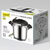 Slėginis puodas Maestro MR-2901, 6 L, 22 cm skersmuo, sidabrinis, nelipni danga