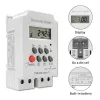 DIN bėgelio elektroninis laikmatis QOLTEC PC0629 — 24V maitinimas, 16A išėjimas