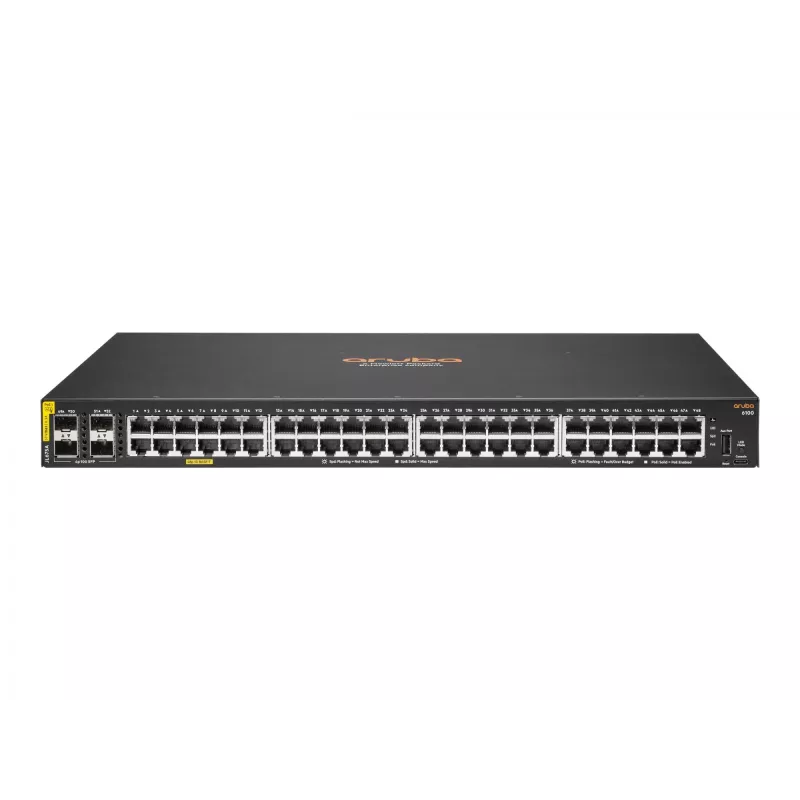 Valdomas jungiklis HPE Aruba Networking Aruba 6100 48G PoE 4SFP+ 370W