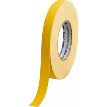Lipni juosta 3M 7000062741 50 m, audinio, PVC, geltona, 1 vnt.