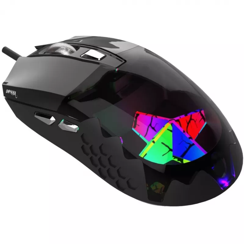 INCA Cian INCA Empousa 3D RGB LED 7200 Dpi žaidimų pelė su makro klavišais