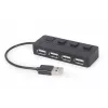 USB 2.0 4 prievadų šakotuvas Gembird UHB-U2P4-05