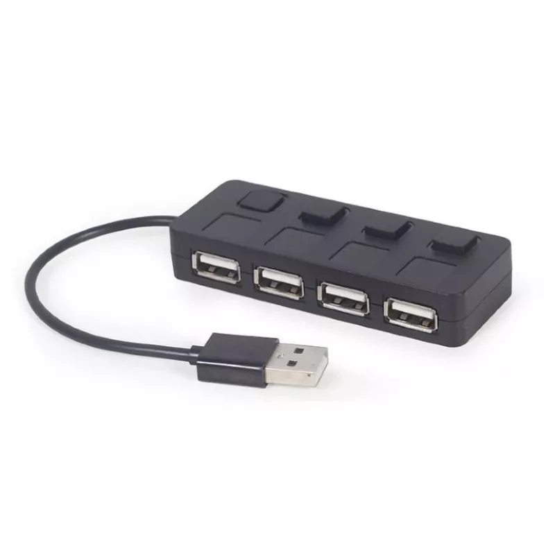 USB 2.0 4 prievadų šakotuvas Gembird UHB-U2P4-05