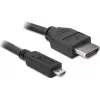 DeLOCK HDMI laidas 3 m - Micro-HDMI (M) - HDMI (M) - 32 AWG (82663)