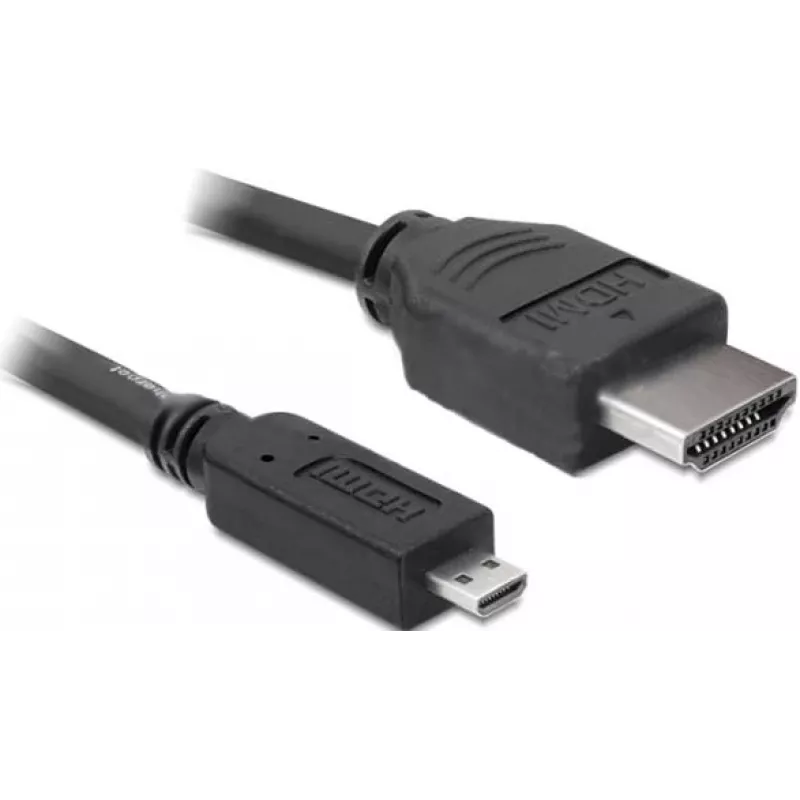 DeLOCK HDMI laidas 3 m - Micro-HDMI (M) - HDMI (M) - 32 AWG (82663)