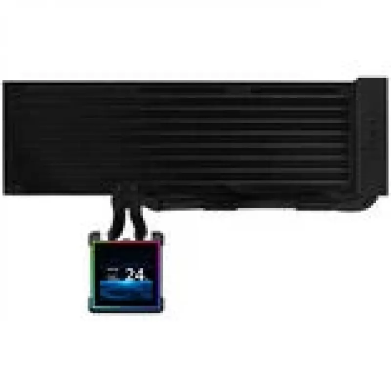 AiO skystas aušintuvas Lian Li HydroShift II LCD-S 360mm — RGB LCD ekranas, be ventiliatorių