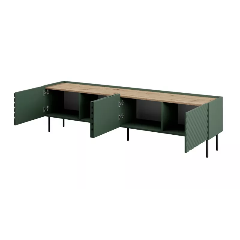 4D RTV spintelė ONDA 200x40xH54.35 žalias (pastatoma arba montuojama ant sienos)