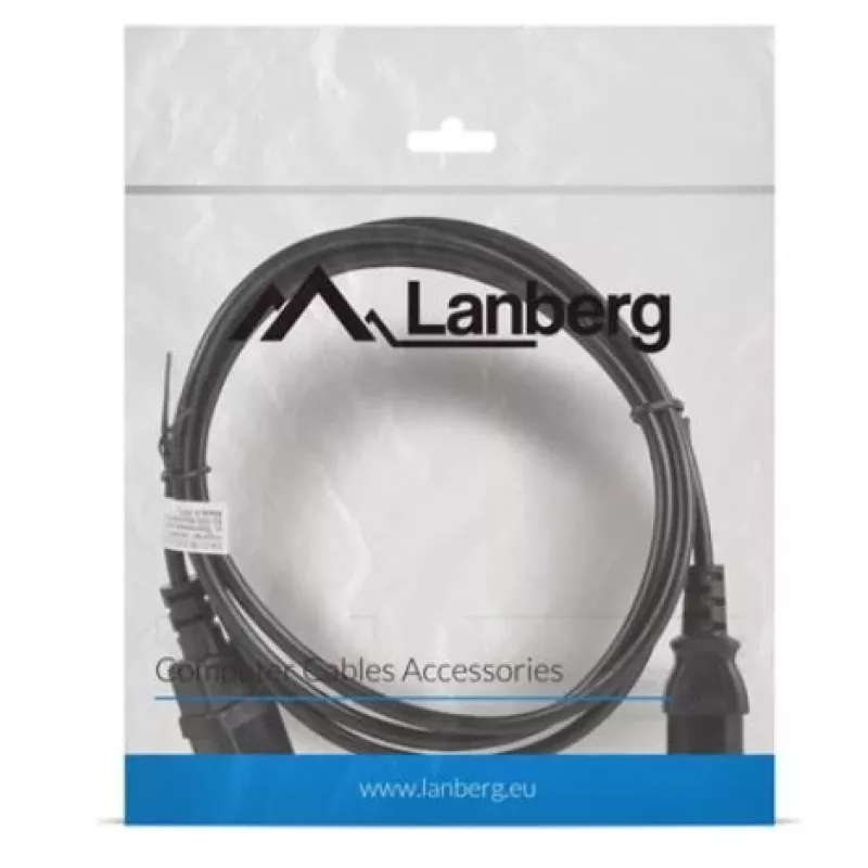 Maitinimo laidas Lanberg CA-C13E-10CC-0018-BK Juodas 1,8 m