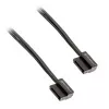 SilverStone SST-CP11B itin žemo profilio SATA kabelis – 50 cm, juodas