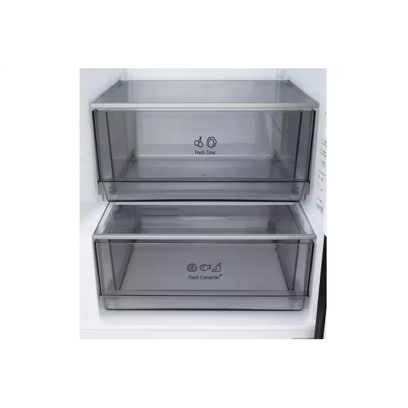 LG GBBSJ1CCEP šaldytuvas-šaldymo kamera, laisvai pastatomas, 333 L, juodas