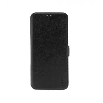 FIXED odinis dėklas Xiaomi Redmi 14C, juodas – knygelės tipo apsauginis dangtelis