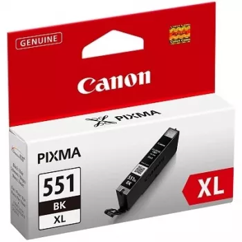 Canon CLI-551XL BK original didelės talpos fotodažų kasetė (1 vnt.)