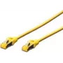 Tinklo kabelis Digitus CAT 6A S/FTP RJ-45 Cat6a 15 m geltonas