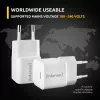Intenso 7803032 USB-C greitasis įkroviklis su GaN technologija, baltas (2 vnt.)