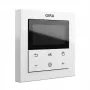 Skaitmeninis kambario termostatas Gira System 3000 Bluetooth, baltas, LCD ekranas