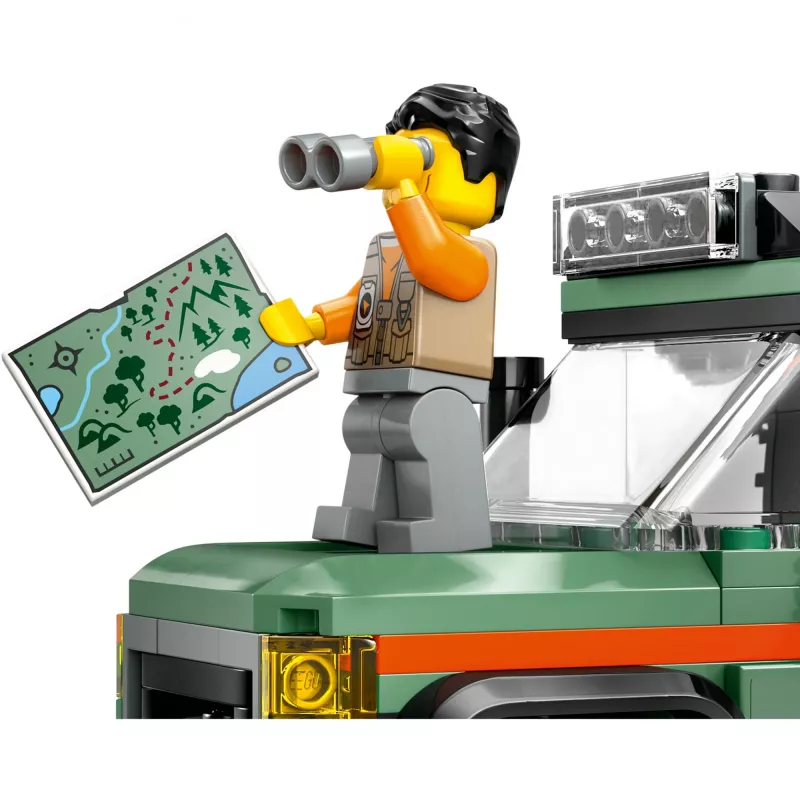 LEGO City visureigis 4x4 statybos rinkinys 60447 — 221 detalė, 1 minifigūrėlė, nuo 6 metų
