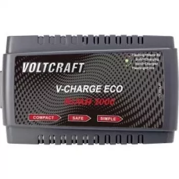 VOLTCRAFT modelių įkroviklis 230 V 2 A V-Charge Eco NiMh 2000 NiMH, NiCd (eN2)