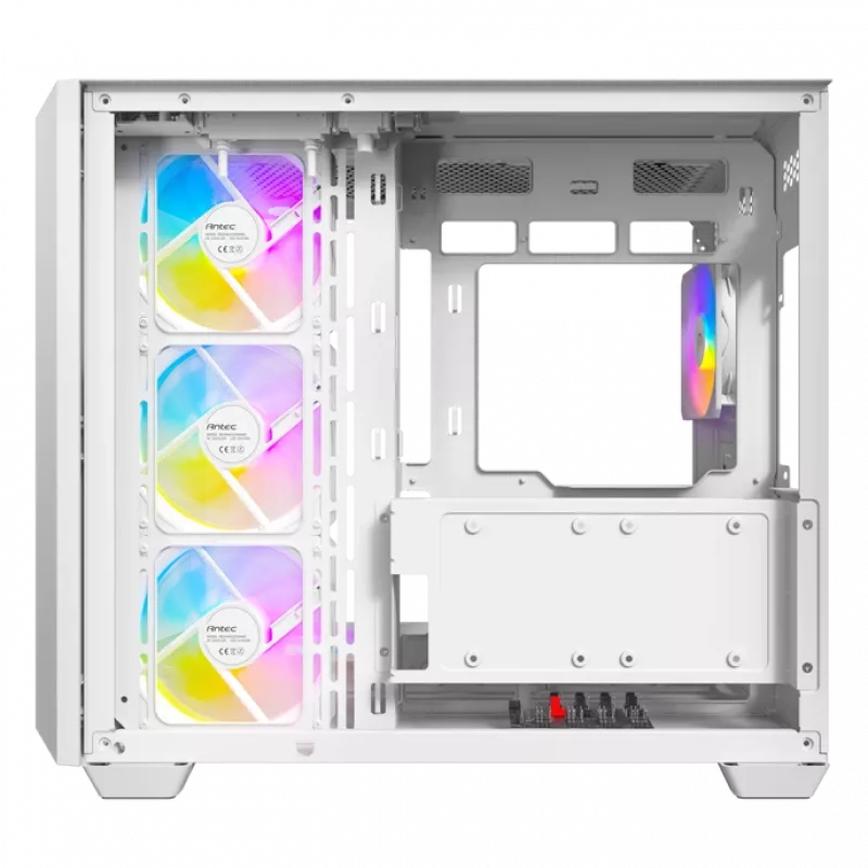 Antec C5 - Midi bokštas - Baltas - ATX - ITX - micro ATX - Stiklas - Plastikas - Plienas - 3x 120 mm