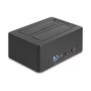 DeLOCK USB dviejų diskų dokavimo stotelė 2 x SATA HDD/SSD su klonavimo funkcija ir kortelių skaitytuvu
