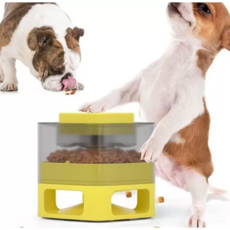 Doggy Village MT7130Y automatinis šėrimo įrenginys gyvūnams geltonas