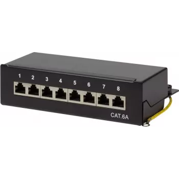 LogiLink NP0018B - 10 Gigabit Ethernet - 10000 Mbit/s - Cat.6A STP - Juoda - Plienas - ISO/IEC 11801 - TIA/EIA 568C.2 (NP0018B)