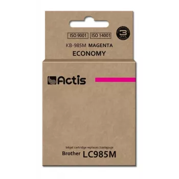 Kasetė ACTIS KB-985M suderinama su Brother LC-985M rausva 19,5 ml, standartinė išeiga