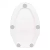 Puošnus klozetas Jamara 460958 Juodas Baltas 260mm x 410mm x 450mm