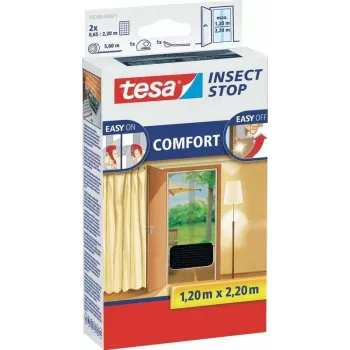 TESA Insect Stop Comfort – tinklinės durys nuo vabzdžių, sidabrinė
