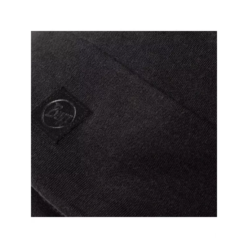 Kepurė Buff Heavyweight Merino vilna Laisva žieminė – Juoda