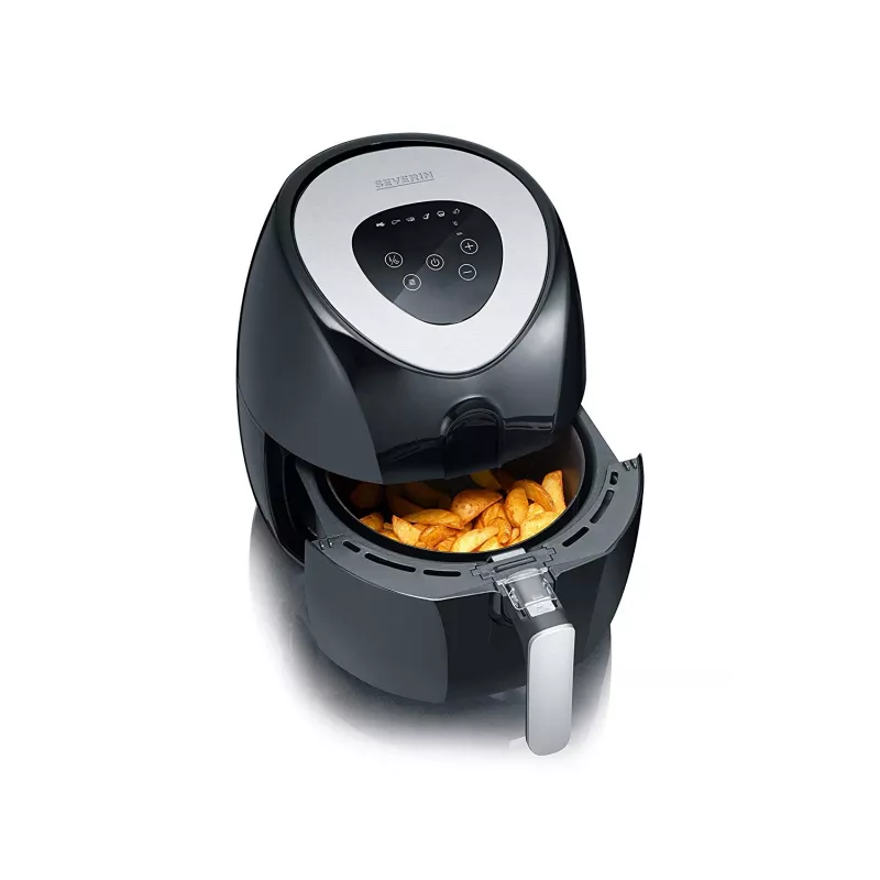 Severin 2430 Karšto oro gruzdintuvė 3.2 l 1500 W Juoda, Nerūdijantis plienas
