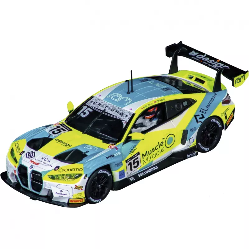 Valdomas automobilis Carrera Hybrid Ford Mustang GT3 „Proton Competition, Nr.44“ 1:50, daugiaspalvis, su įmontuota baterija, 12+