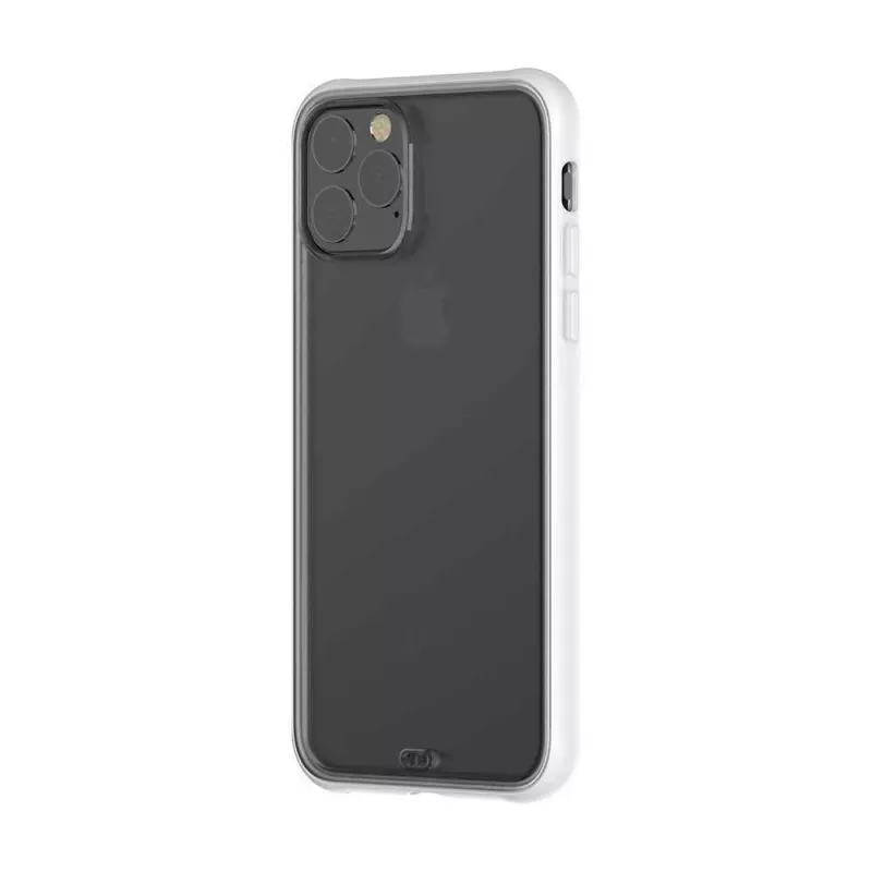 Apsauginis dėklas Devia Soft Elegant anti-shock iPhone 11 Pro Max, baltas, minkštas liesti, smūgius sugeriantis