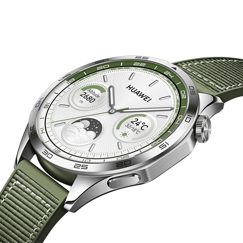 HUAWEI WATCH GT 4 išmanusis laikrodis – iki 2 savaičių baterijos veikimo laikas, kūno rengybos stebėjimas, suderinamas su Android ir iOS, sveikatos stebėjimas su pulso bangų aritmijos analize