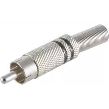 Cinch (RCA) jungtis ShiverPeaks 6 mm metal 52000-S