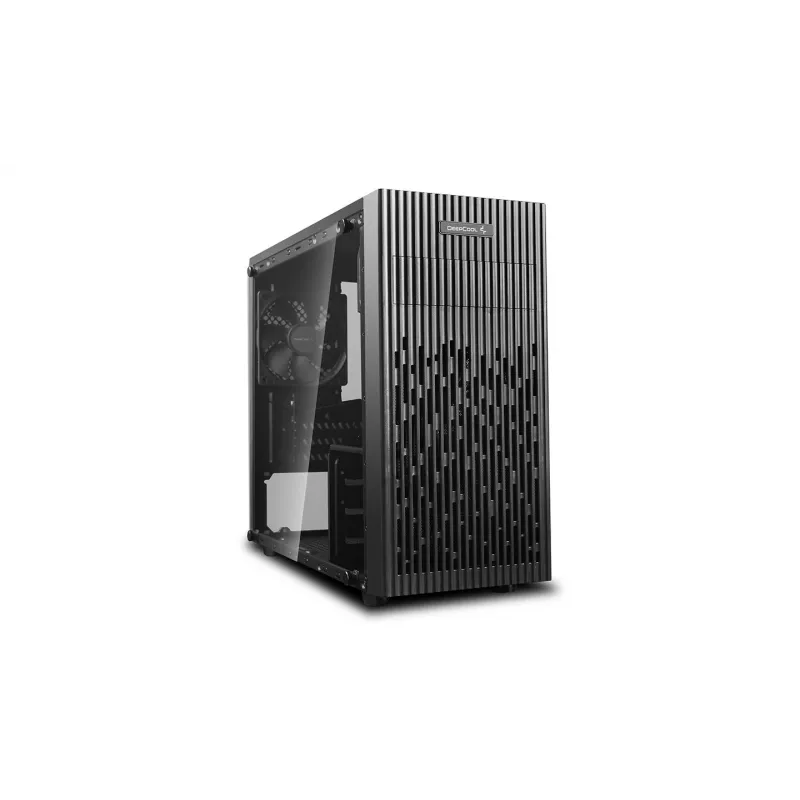PC korpusas DeepCool Matrexx 30 Mini Tower – Micro ATX, grūdintas stiklas, 3x3,5 colio / 2x2,5 colio vietos, GPU iki 25 cm