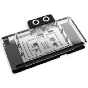 Vandens blokas Alphacool Core RX 9070 XT Nitro+ permatomas/chromuotas su galine plokšte