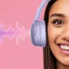 Ausinės MANTA HDP1001PU Rytmo Elegance Violetinės, viršugalvinės, laidinės