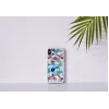 Mobilaus telefono dėklas iKins, skirtas iPhone XS / iPhone X S – baltas „poppin rock“ apsauginis užpakalinis dangtelis