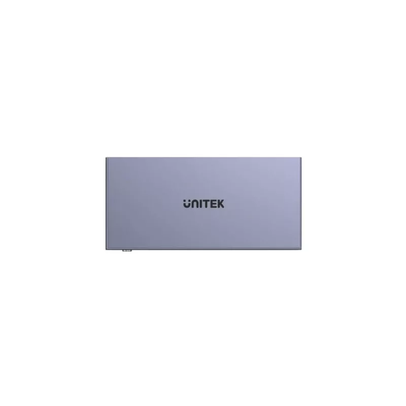 KVM jungiklis Unitek V307A USB HDMI 2 prievadų 4K Ultra HD 3840x2160@60Hz HDCP 2.2, metalinis korpusas, pilka